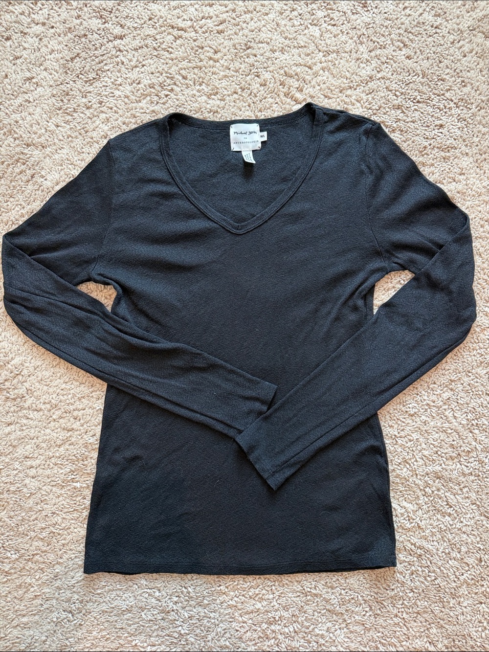 Michael Stars for Anthropologie long sleeve V Neck Top